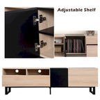 Tv-meubel van 70.9" met dubbele opbergruimte voor tv's tot 80"