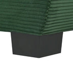 Corduroy Fabric Sofa with Removable Cushions and Throw Pillows