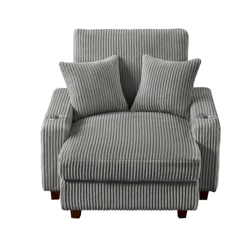 Chaise longue tapizada con respaldo ajustable