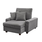 Chaise longue tapizada con respaldo ajustable