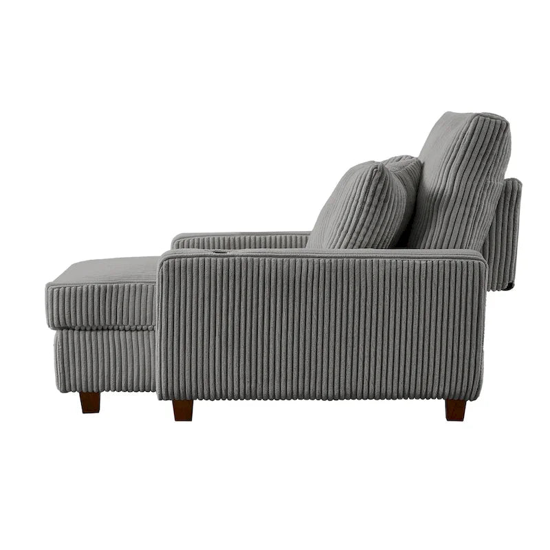 Chaise longue tapizada con respaldo ajustable