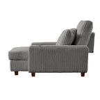 Chaise longue tapizada con respaldo ajustable