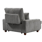 Chaise longue tapizada con respaldo ajustable
