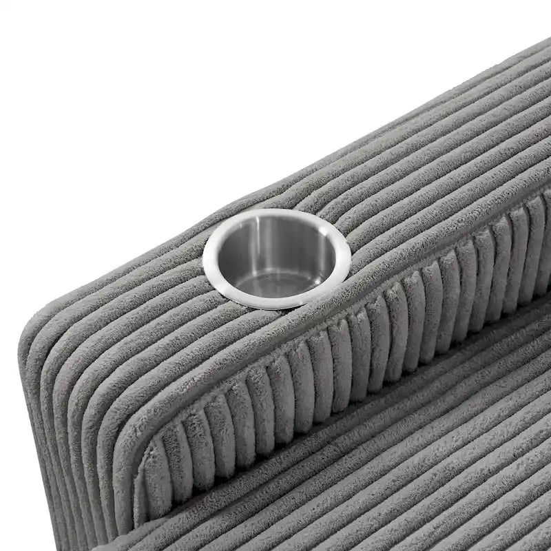 Chaise longue tapizada con respaldo ajustable