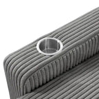 Chaise longue tapizada con respaldo ajustable
