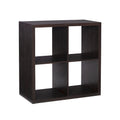 Four Cube Storage Cabinet - 30 - Espresso Brown