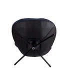 Chenille Swivel Chair with Metal Base