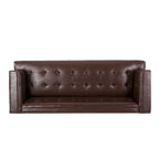 Sofa mit Knopfheftung für 3 Personen, 80.75", mit Holzbeinen