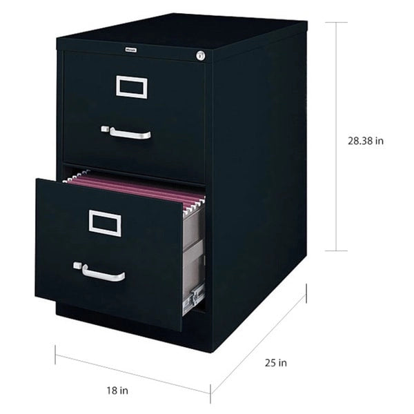 Vertikaler Aktenschrank mit 2 Schubladen für Dokumente im Legal-Format
