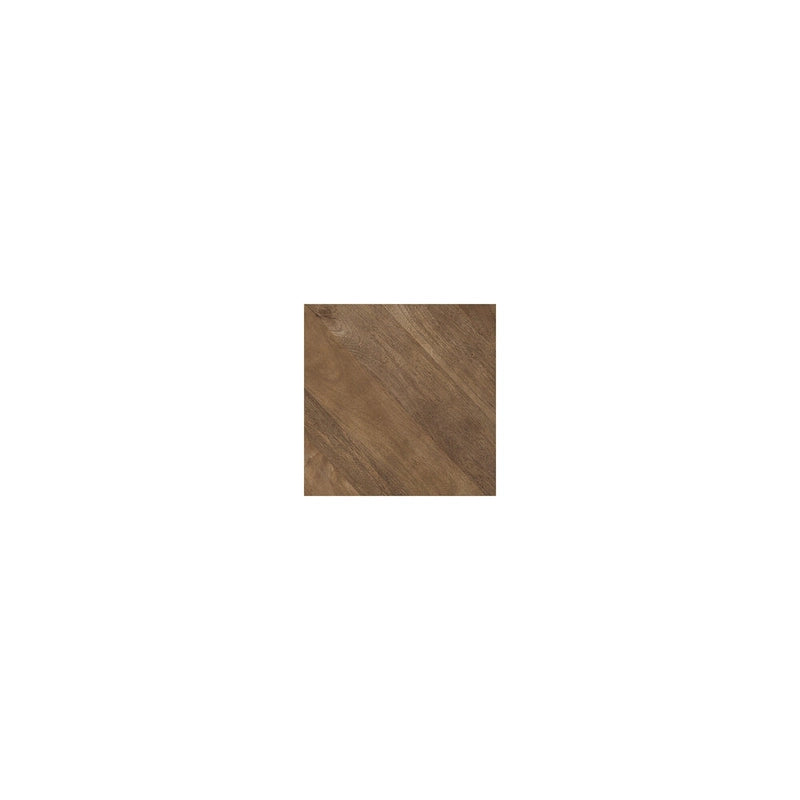 Mesa de centro de madera de mango - marrón/negro, 44W x 44D x 19H