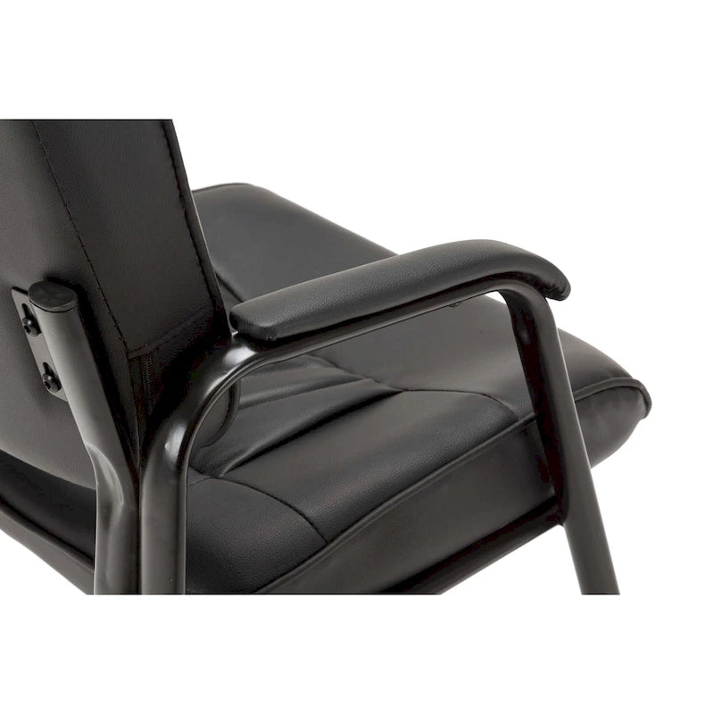Sillón ejecutivo de cuero para oficina y sala de espera