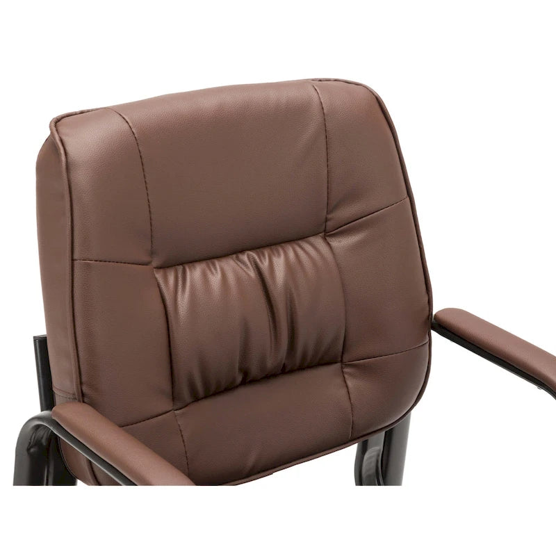 Sillón ejecutivo de cuero para oficina y sala de espera