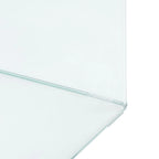Runder Couchtisch aus gehärtetem Glas - 35" W x 35" D x 16" H