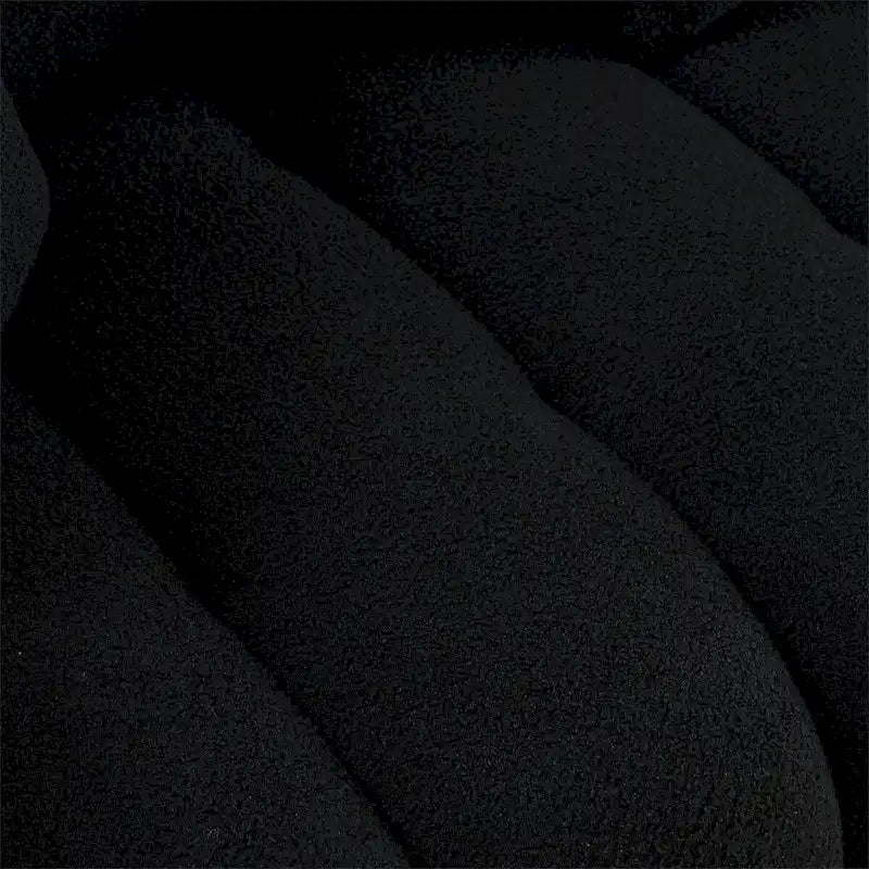 Teddy-Stoffsofa mit 3 Kissen und Massivholzrahmen