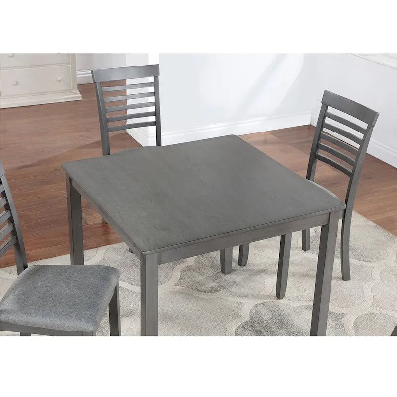 Quadratischer Esstisch 34.5" für kleine Räume, bietet Platz für 4 Personen