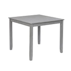 Quadratischer Esstisch 34.5" für kleine Räume, bietet Platz für 4 Personen