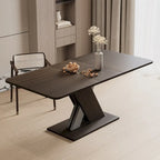 Uitschuifbare consoledinertafel met X-onderstel