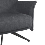Gestoffeerde draaifauteuil - 29.5x28.5x31
