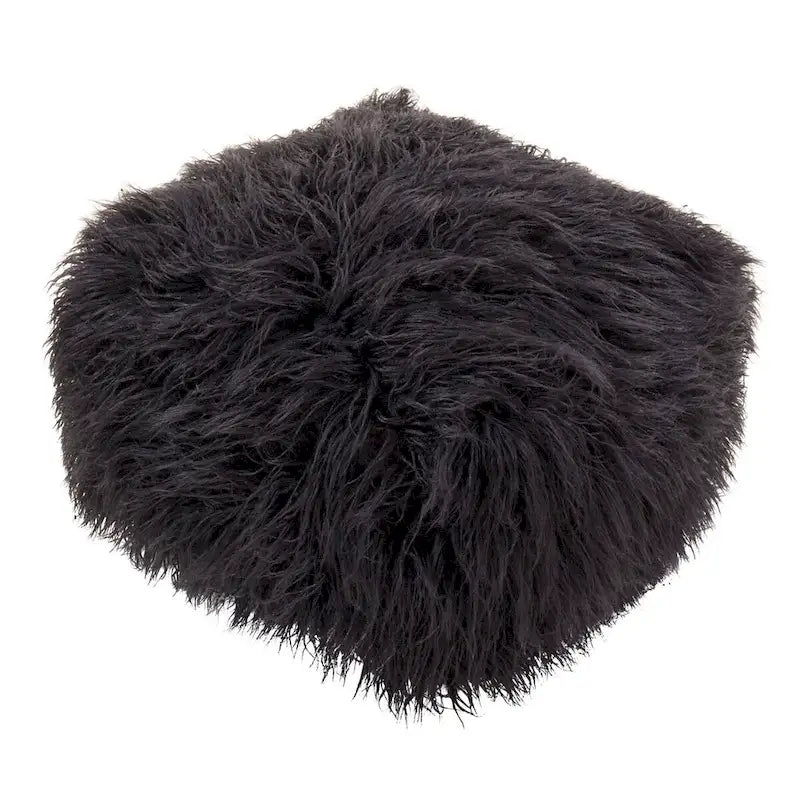 Snug Haven Faux Fur Pouf