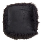 Pouf en fausse fourrure