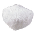 Pouf en fausse fourrure