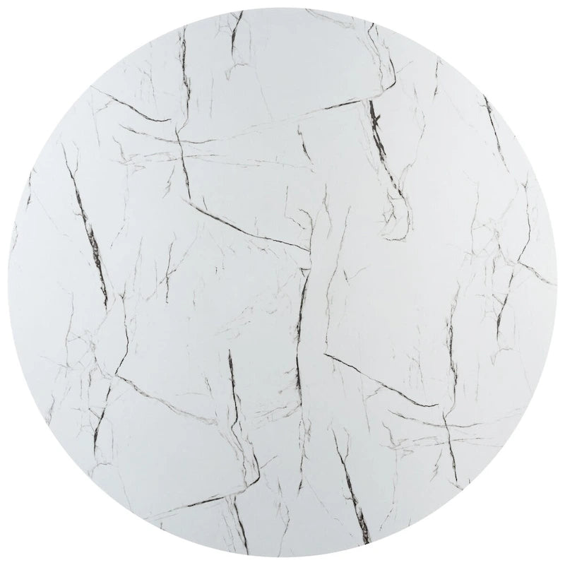 Ronde eettafel van riet, 47W x 47D x 29H