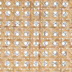 Ronde eettafel van riet, 47W x 47D x 29H